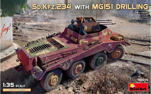 Miniart 1:35 - Sd.Kfz.234 w/ MG151 Drilling