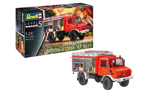 Revell 1:24 - Mercedes-Benz Unimog U 1300 L TLF 8/18