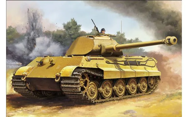 Trumpeter 1:16 - Pz.Kpfw.VI Sd.Kfz.182 Tiger II (Porsche)