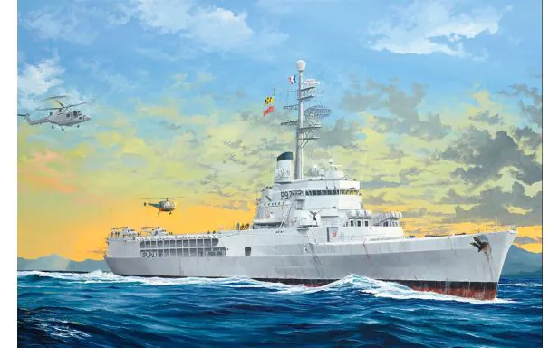 Trumpeter 1:350 - French Navy Cruiser Jeanne d'Arc 2008